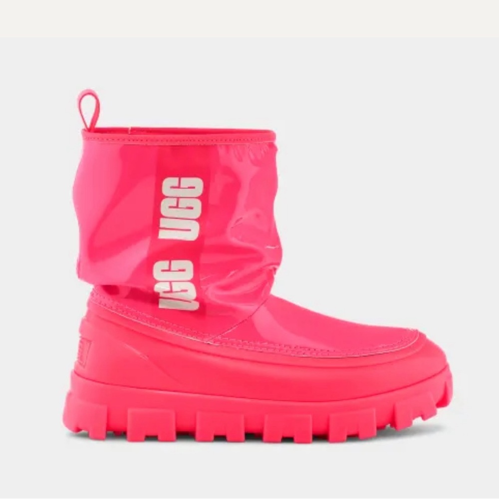 NEW! UGG CLASSIC BRELLAH MINI SUPER CORAL WOMEN'S SIZE US 7